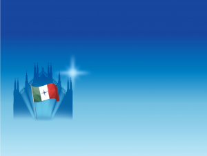 Duomo di Milano e tricolore italiano